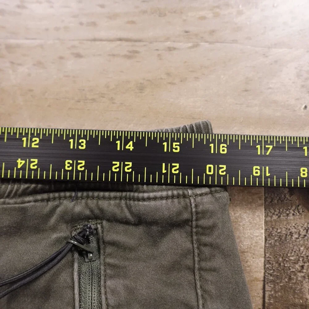 Hollister Cargo Jogger Men’s‎ Size MT Olive Green Advanced Stretch Pants 30”